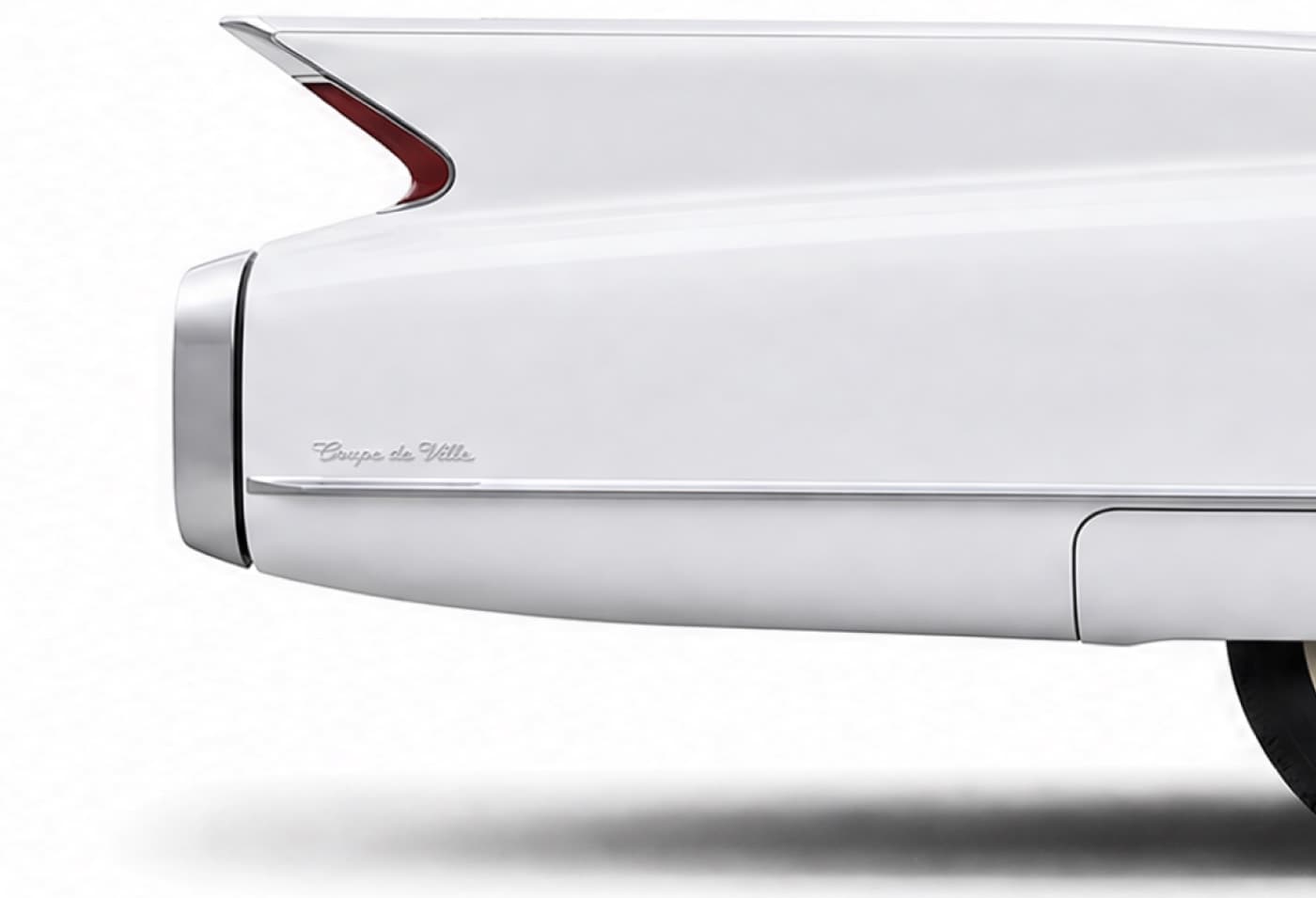 Heckflosse des Cadillac Coupe deVille