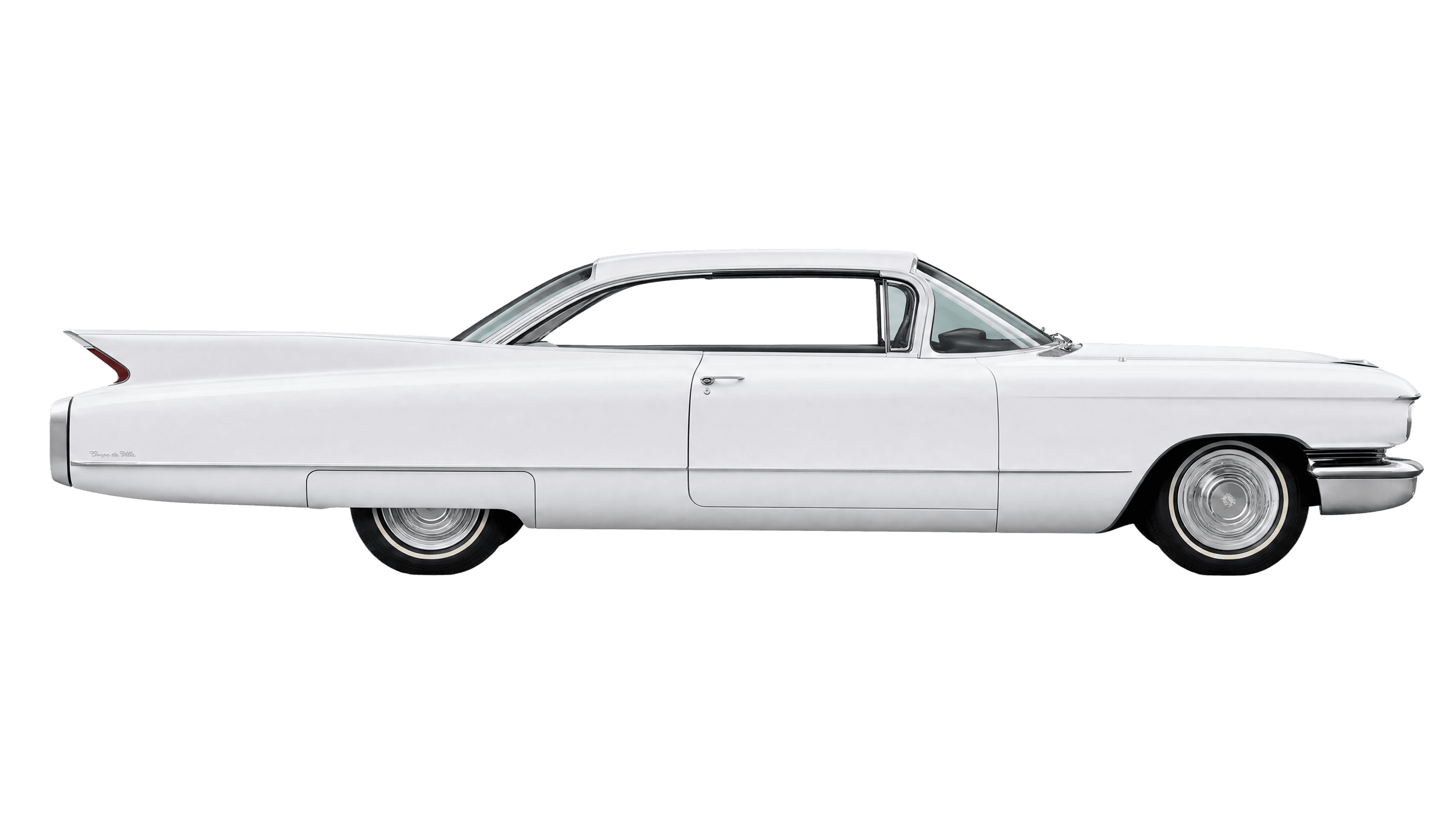 1960 Cadillac Coupe deVille in der Seitenansicht